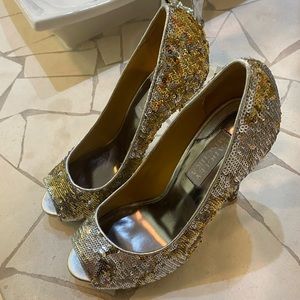 Sequin Badgley Mishka Heels